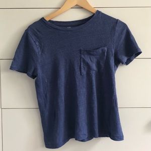 Linen Knit Tee J Crew